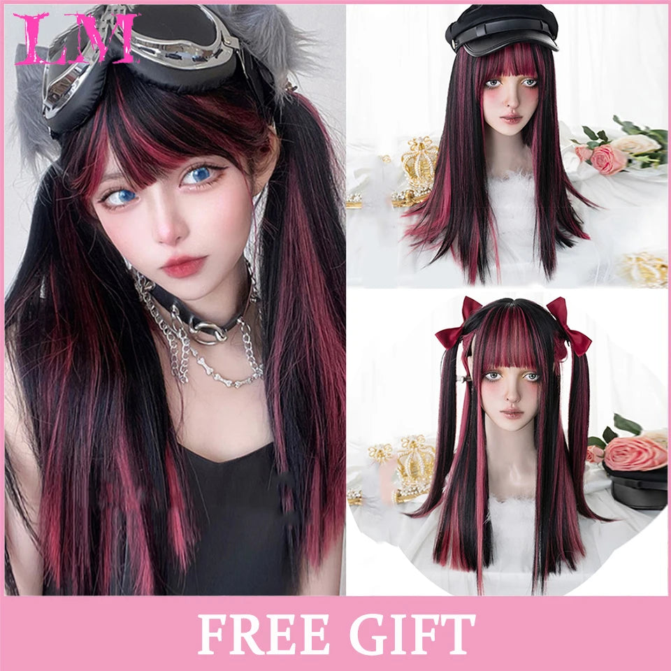 Bang Long Natural Wavy Hair Wig