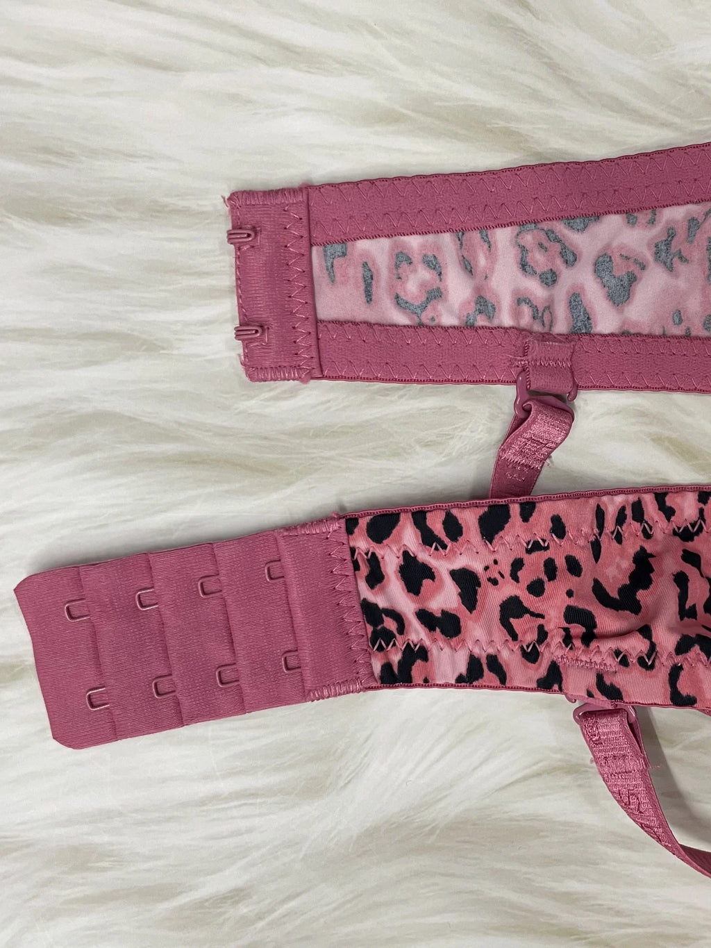 Leopard Print Push Up Bra