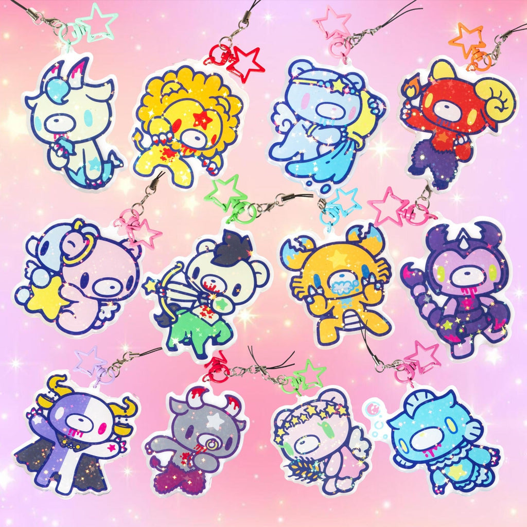 Gloomy Bear Zodiac Keychains