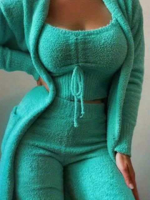 Plush Three-Piece Homewear Set