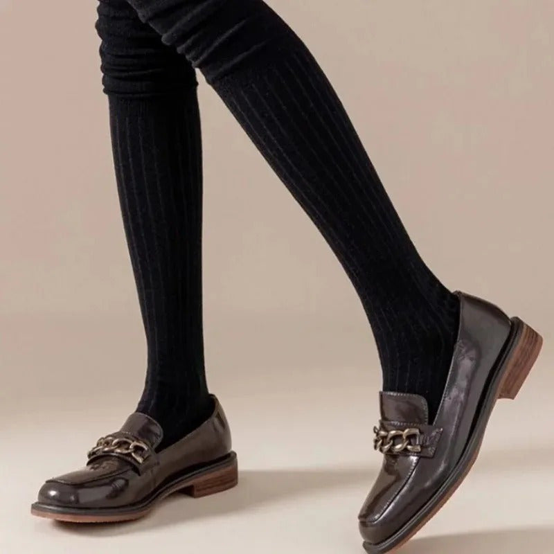 {4 Pairs} Knee-High Socks