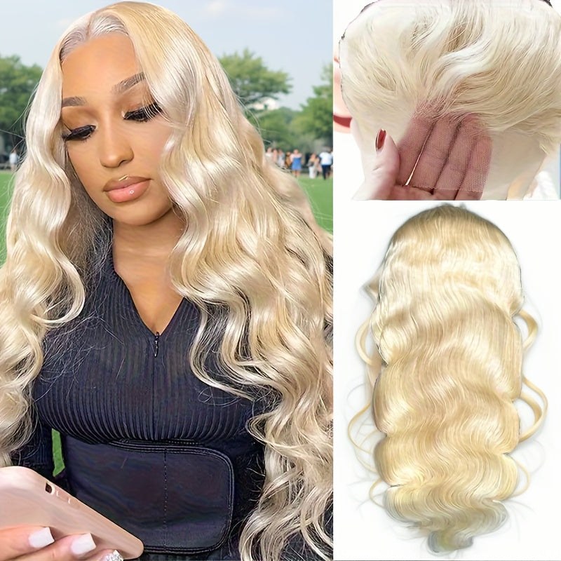 Blonde Human Hair Body Wave HD Lace Wig