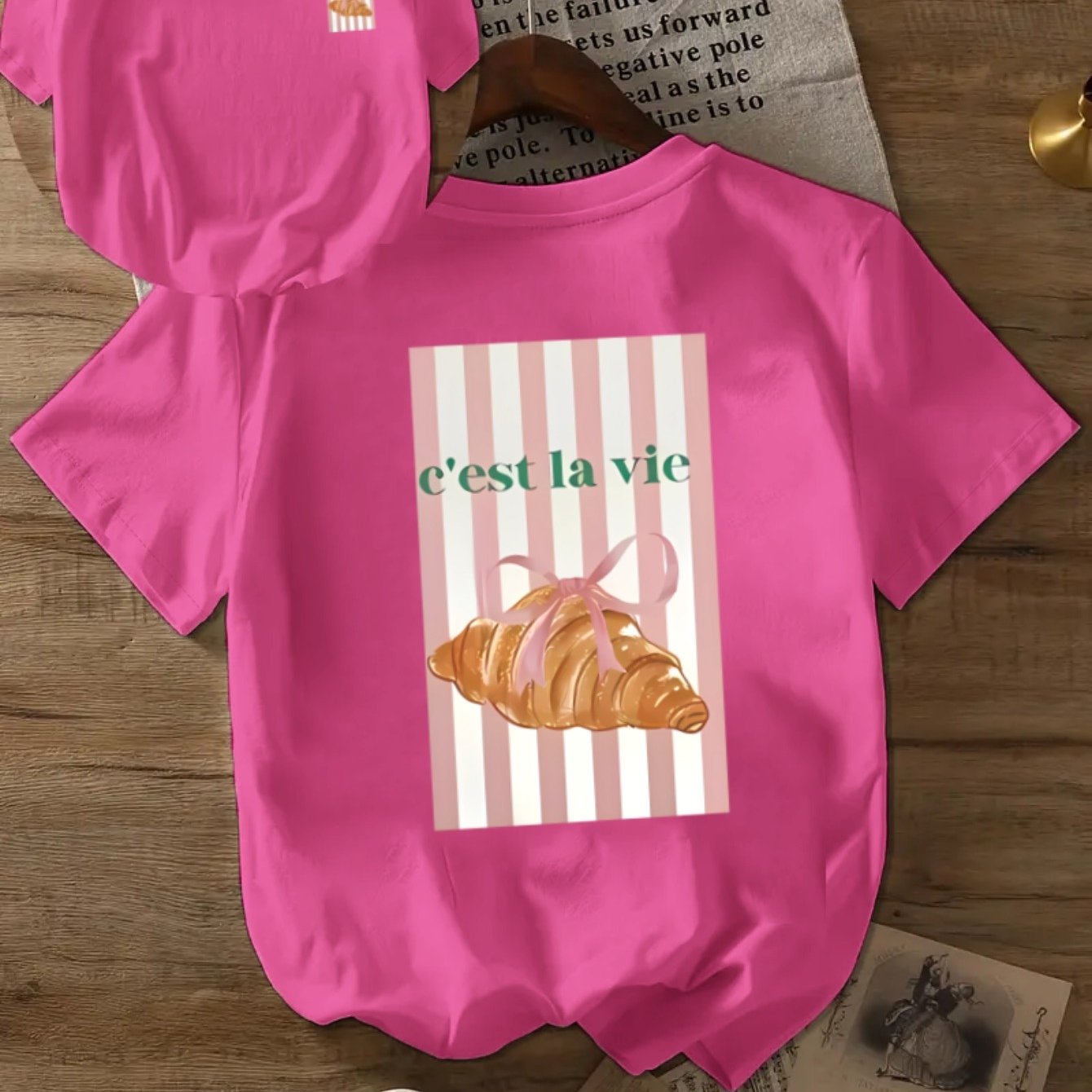 Casual Short Sleeve Crew Neck T-Shirt