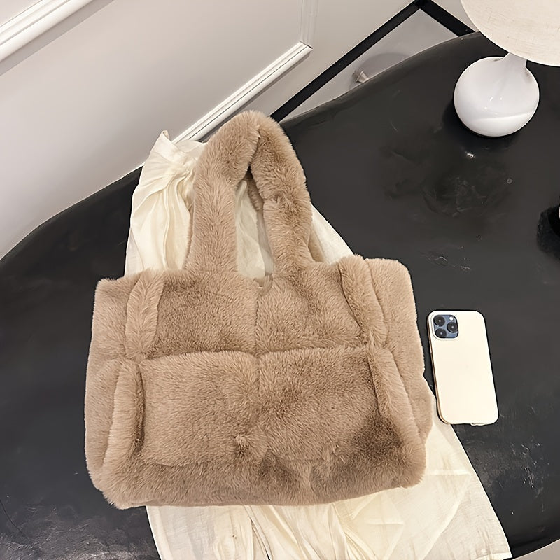 Faux Fur Shoulder Bag