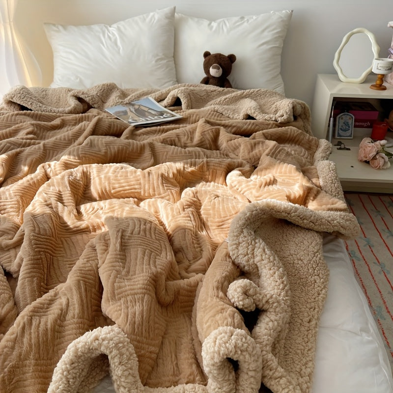 Faux Rabbit Fur Blanket