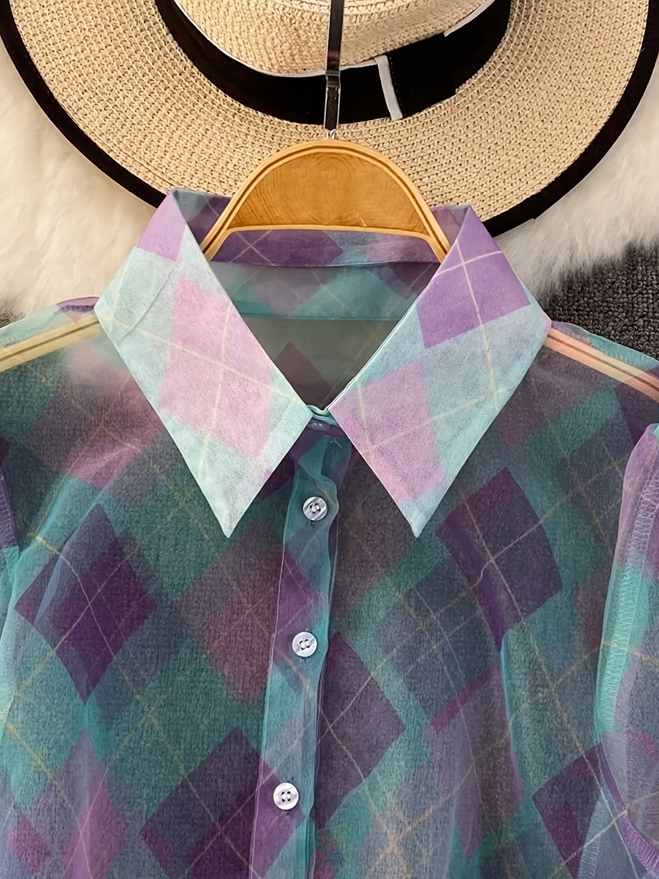 Lightweight Sheer Mesh Shirt