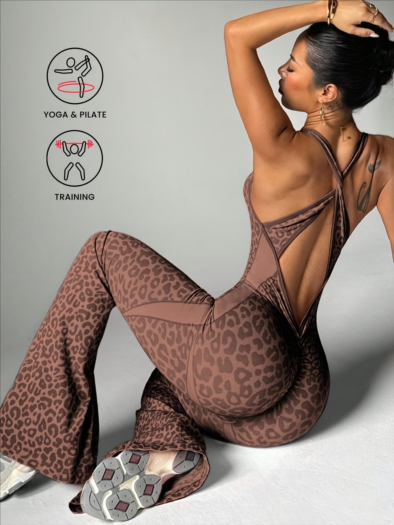 Leopard Print Jumpsuit