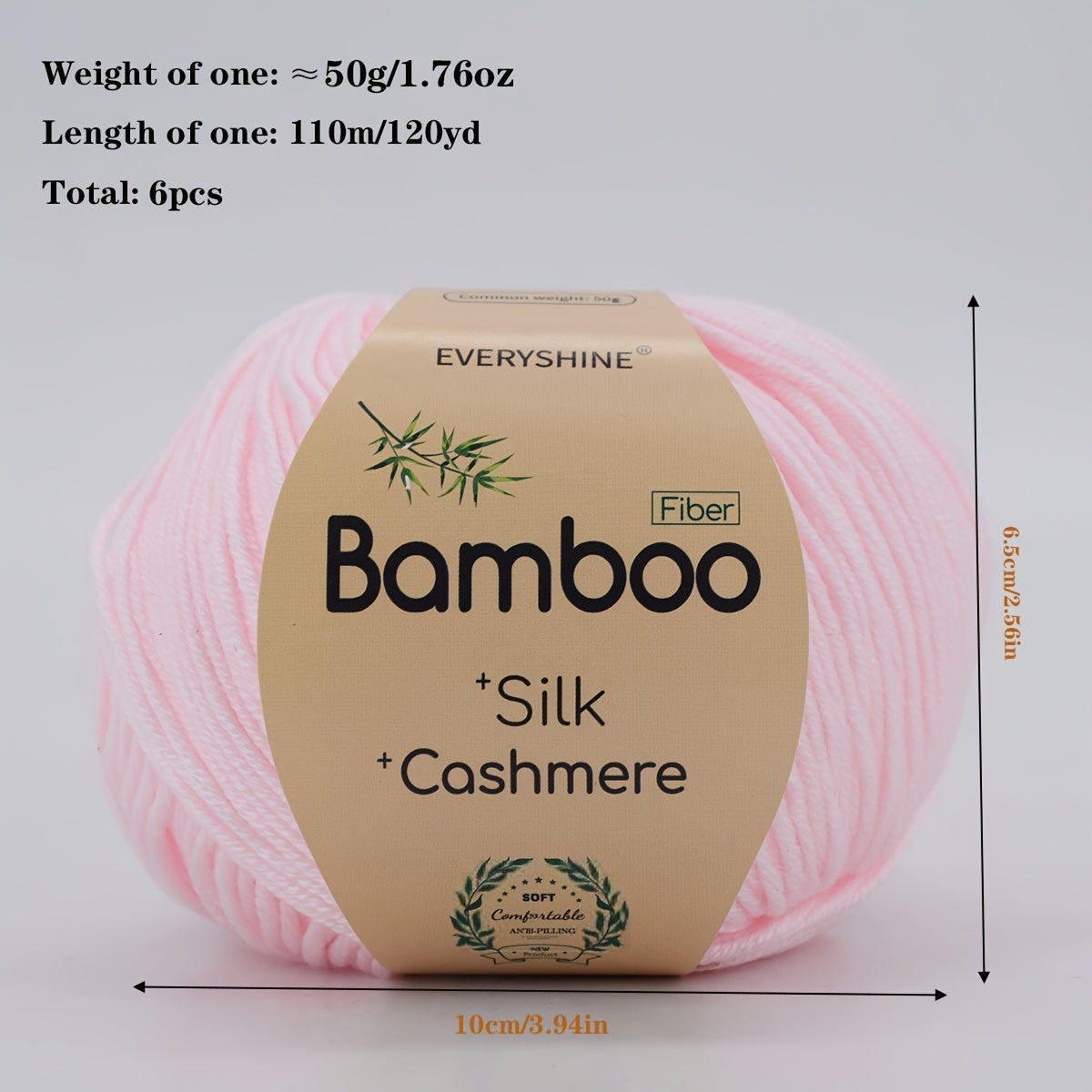 {6pcs} Soft and Breathable Yarn