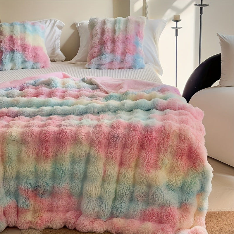 Faux Rabbit Fur Blanket
