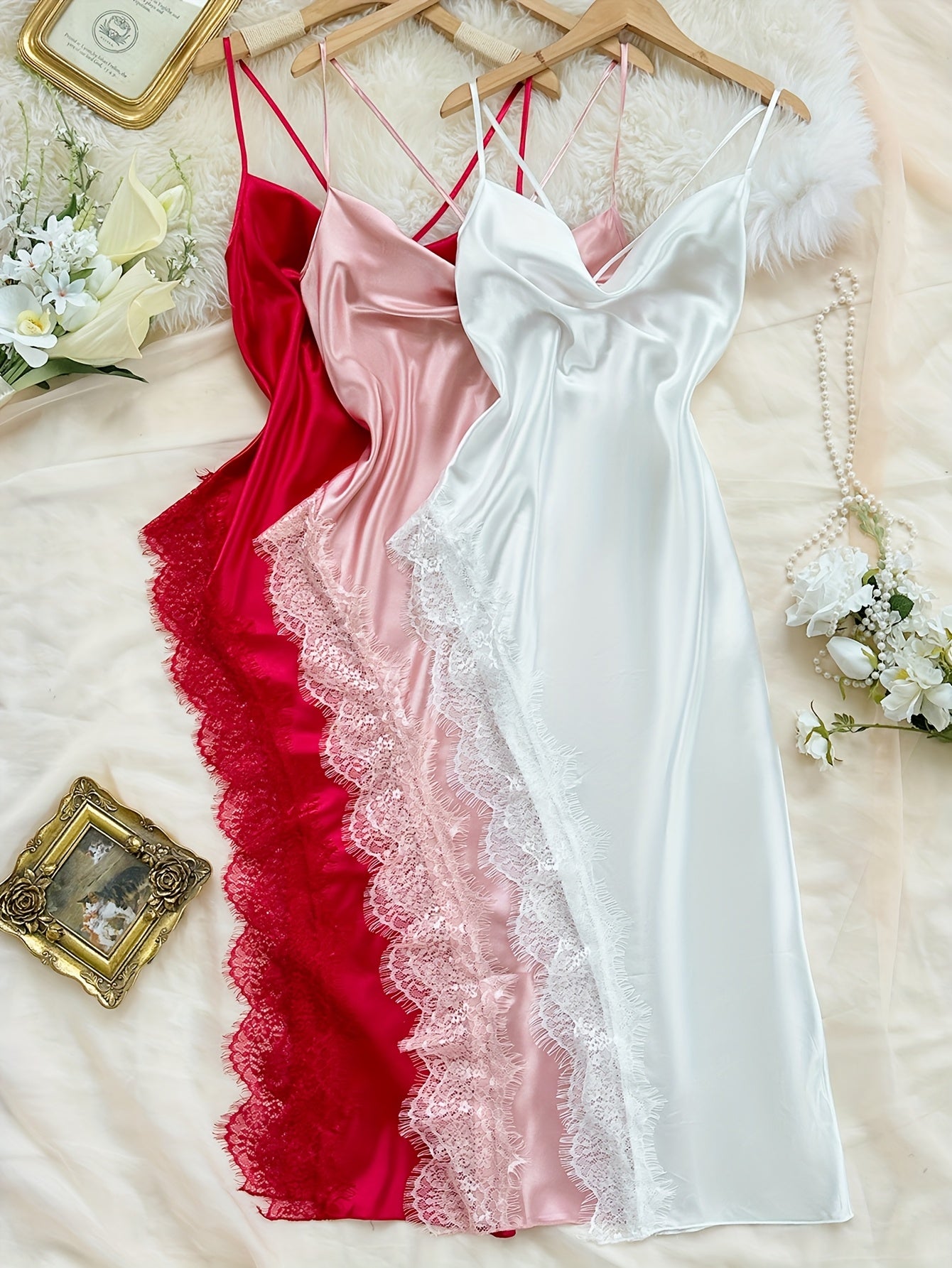 {3pcs} Nightgown Set