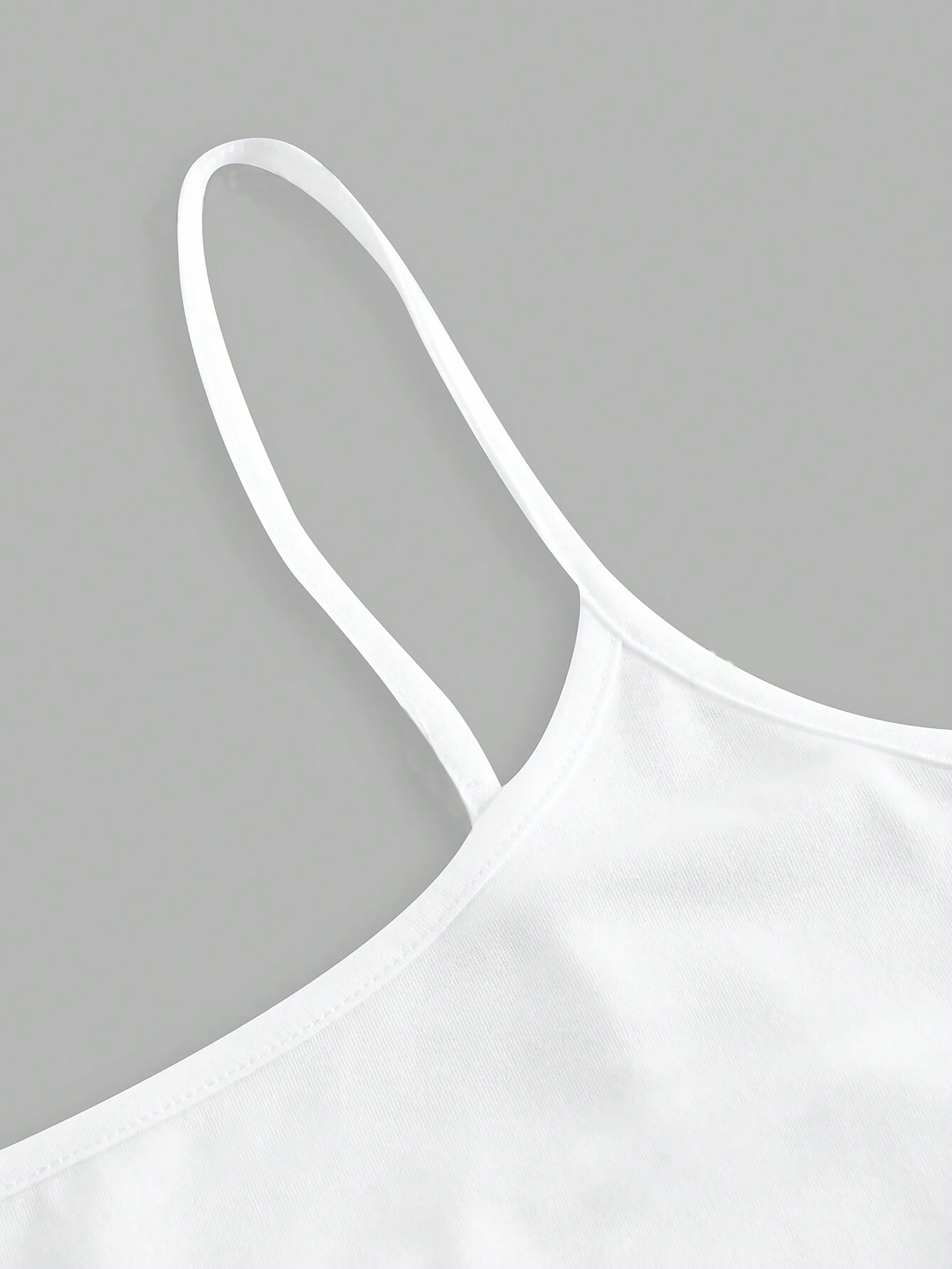 Bratz Glitter Letter Print Spaghetti Strap Crop Top