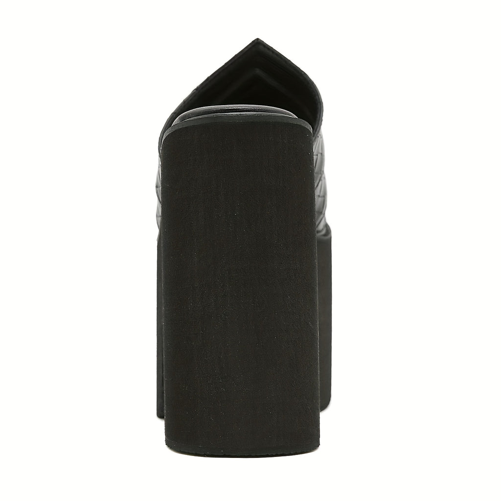 Platform Sandals with Thick Wedge Heel