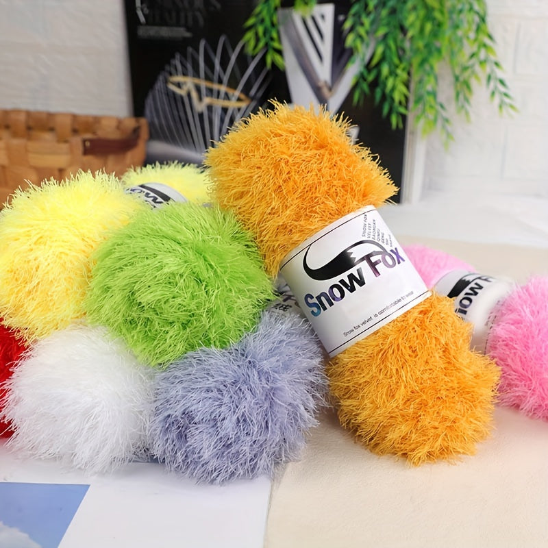400g Lash Yarn Artificial Fur Fleece Yarn