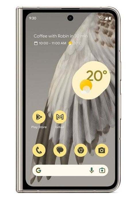 Refurbished: Google Pixel Fold - Unlocked Android 5G Smartphone - Foldable Display - Porcelain - 256 GB