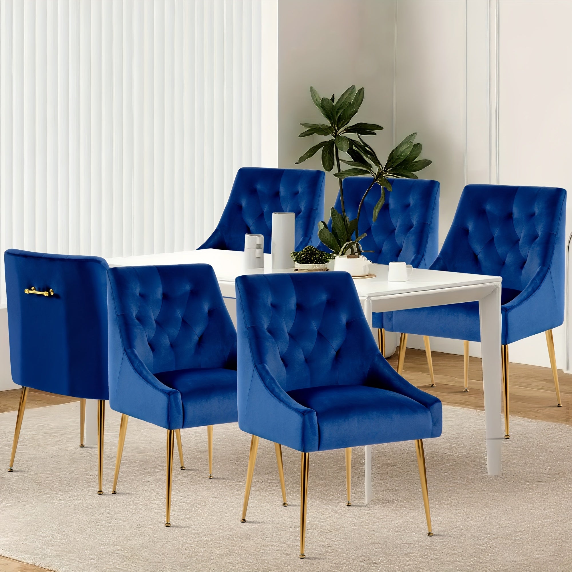 Velvet Dining Chairs Set Of 6