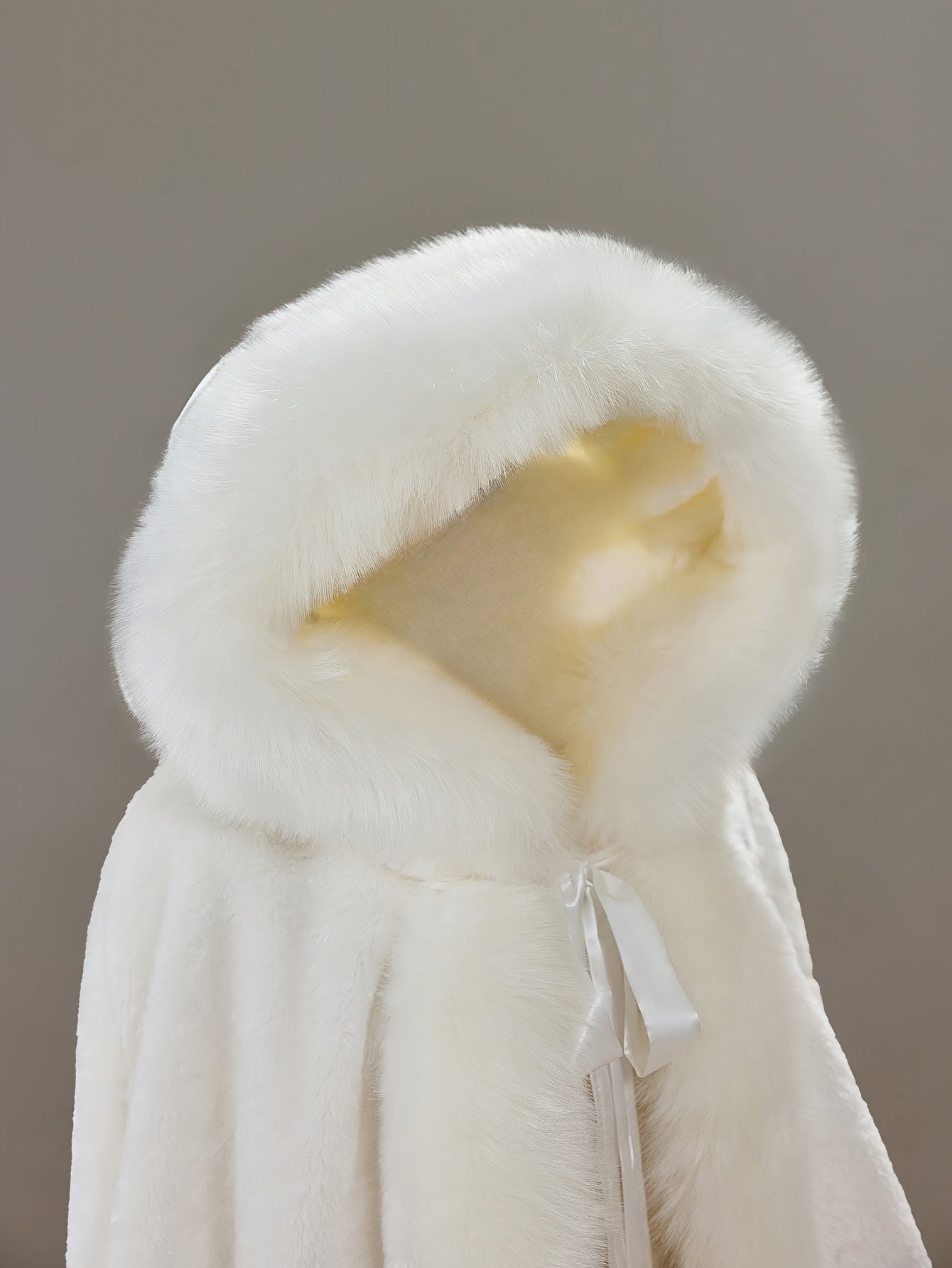 Plush Hooded Cape