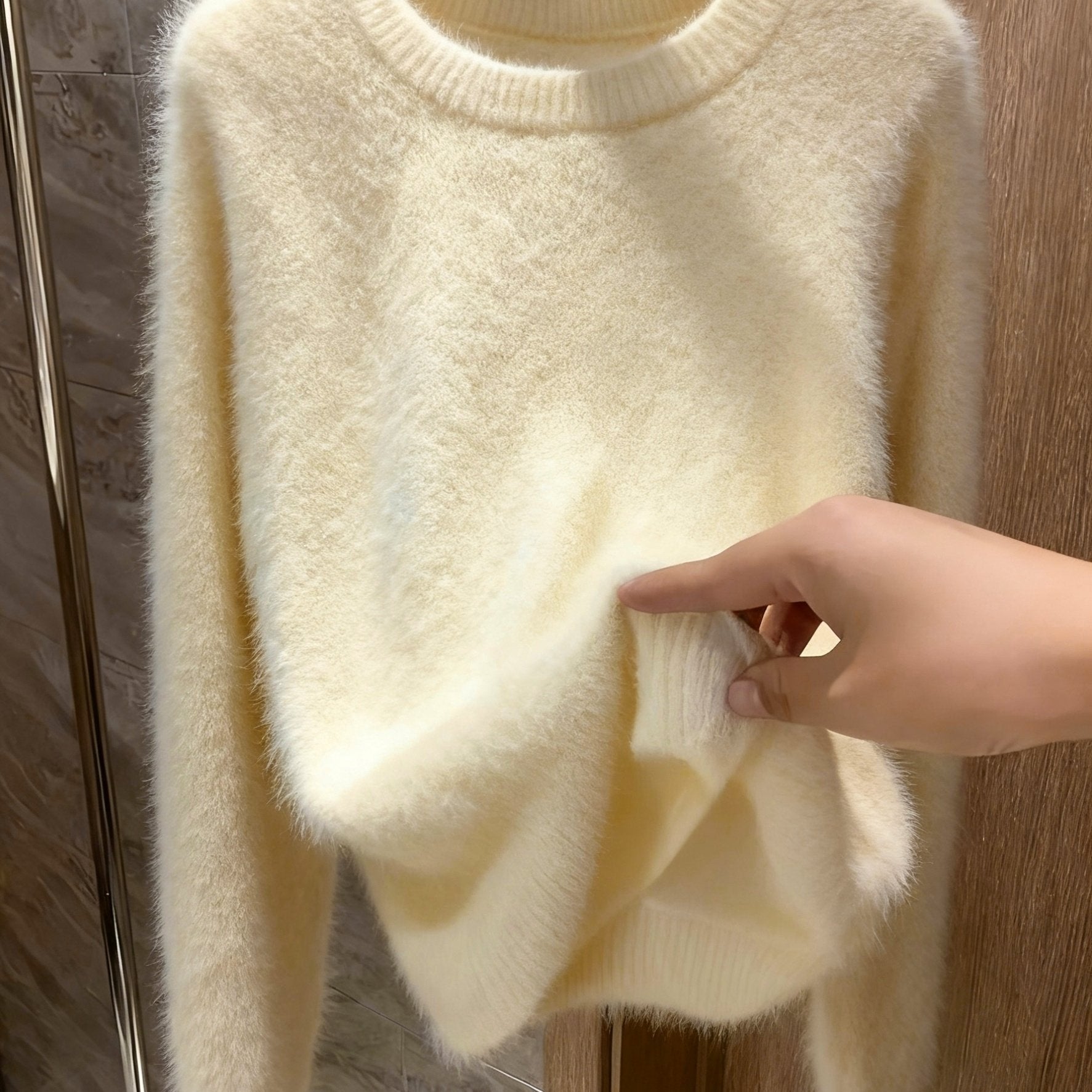 Faux Fur Sweater