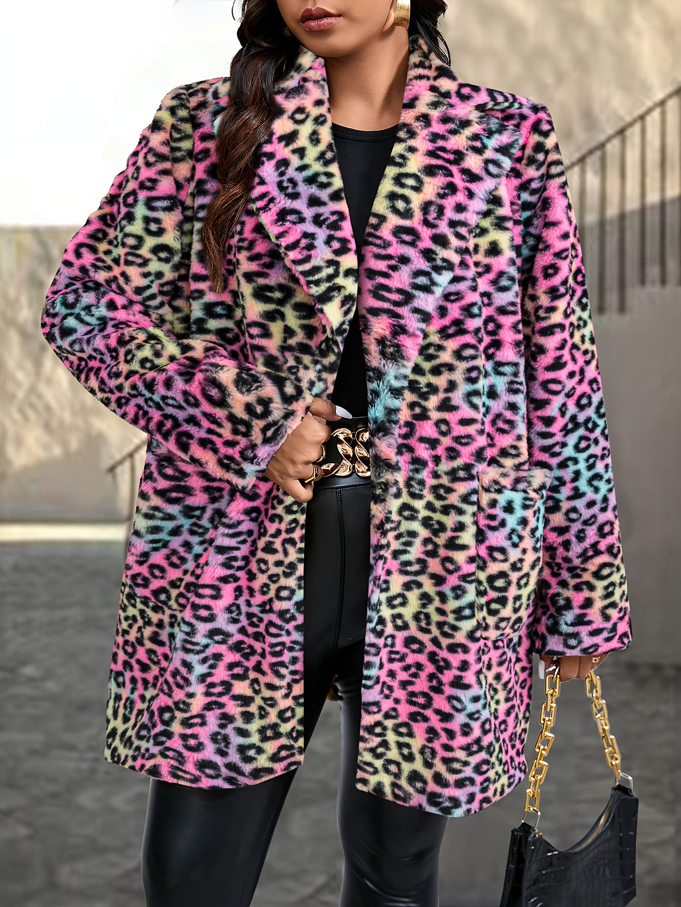 Leopard Print Coat