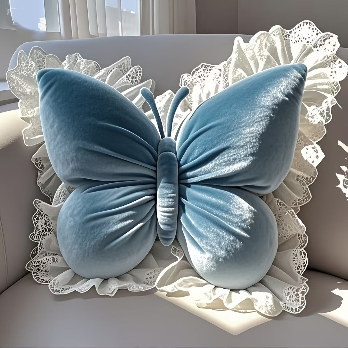 Butterfly-Shaped Pillow