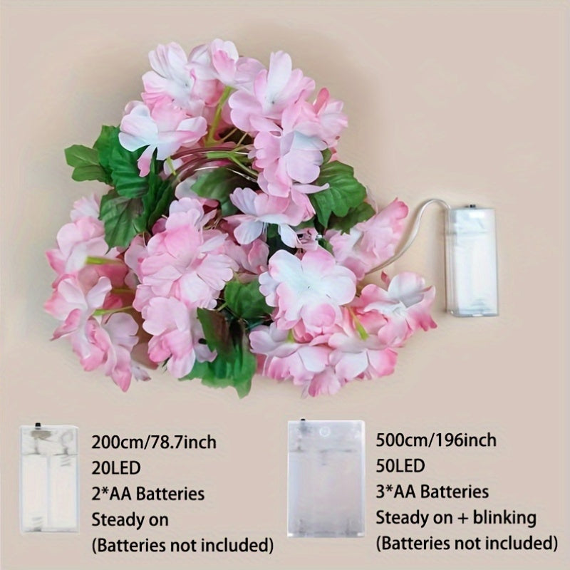 Contemporary Cherry Blossom Fairy String Lights