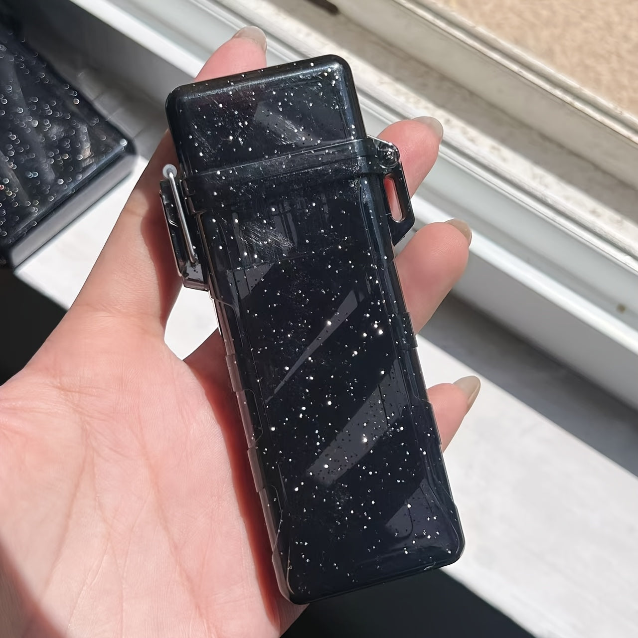 Black Smoke Case King Size Pre-Roll Cone Holder Case