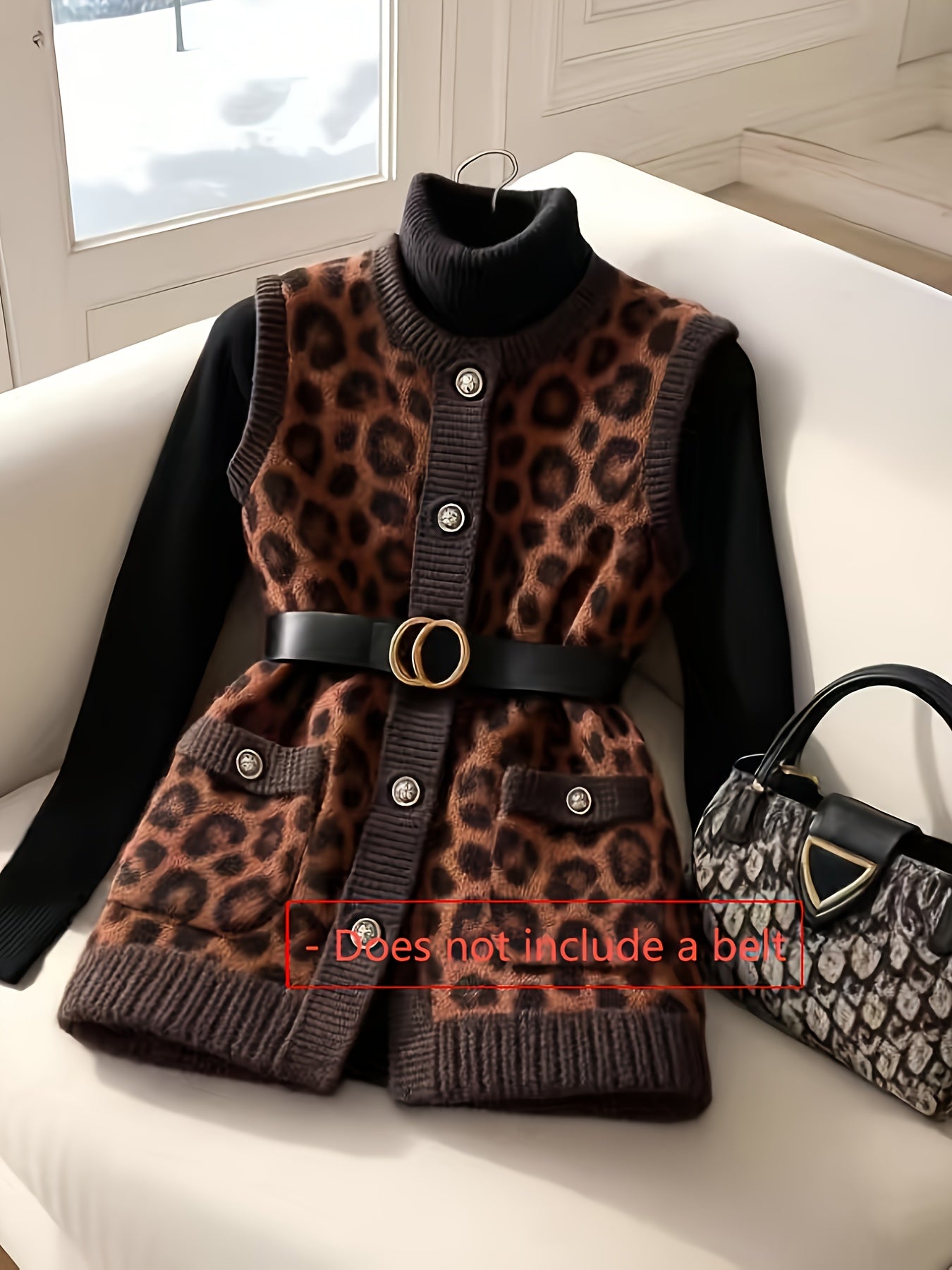 Leopard Print Vest