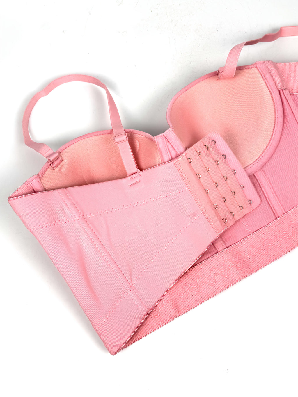 #8185 French Design Sleeveless Vest, Niche Shaping Underwear for Women, Fishbone Top with Studs and Shiny Rhinestones, Women'S Group Tightening Wrap Chest