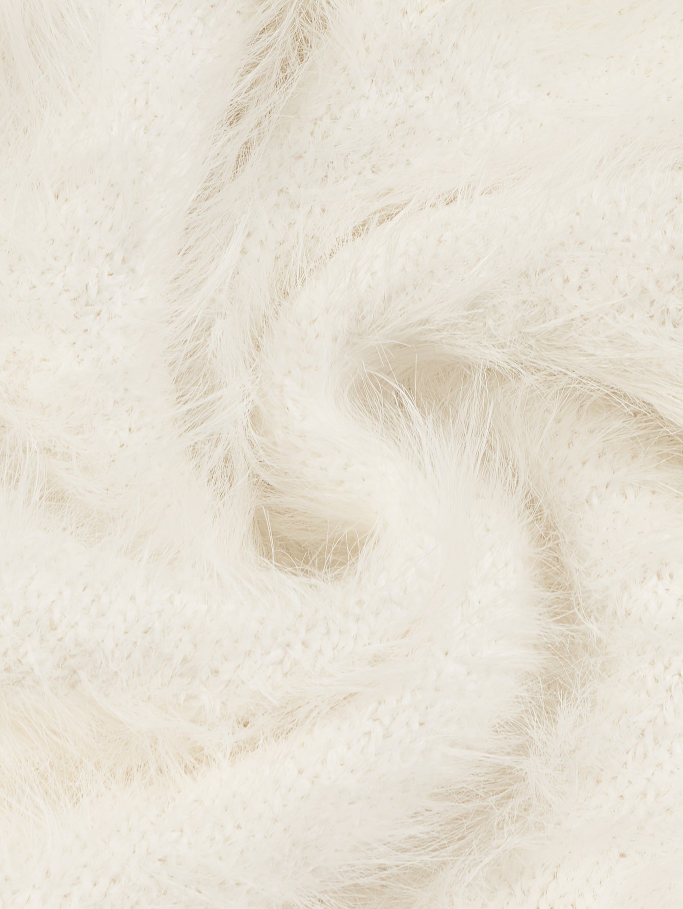 Cozy White Cardigan with Floral Buttons