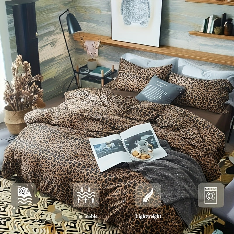 Leopard Print Comforter Set