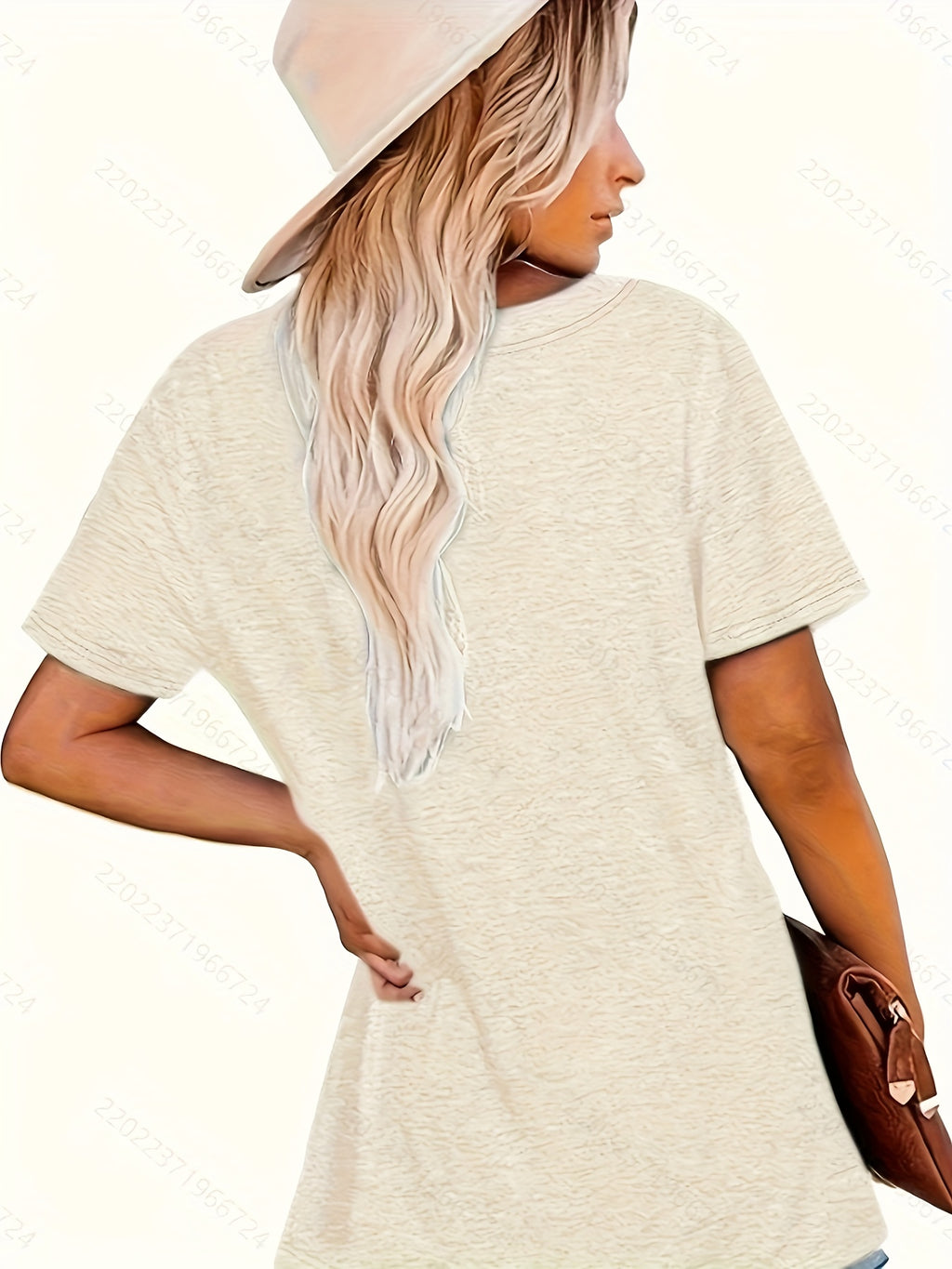 Casual Crew Neck T-Shirt with "My Flabbers Have Been Gasted" Slogan