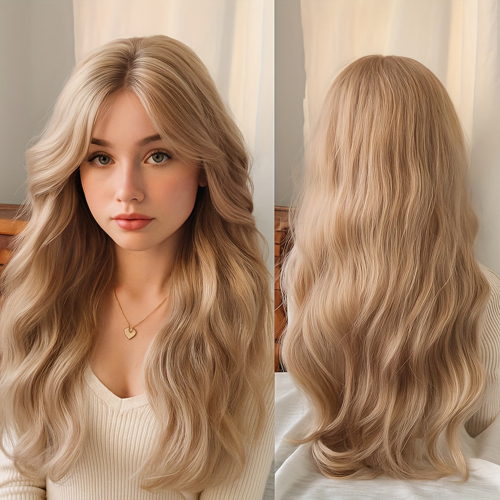 24 Inch Long Wavy Synthetic Hair Wig