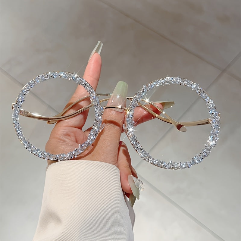 Full Frame Round Luxury Glasses