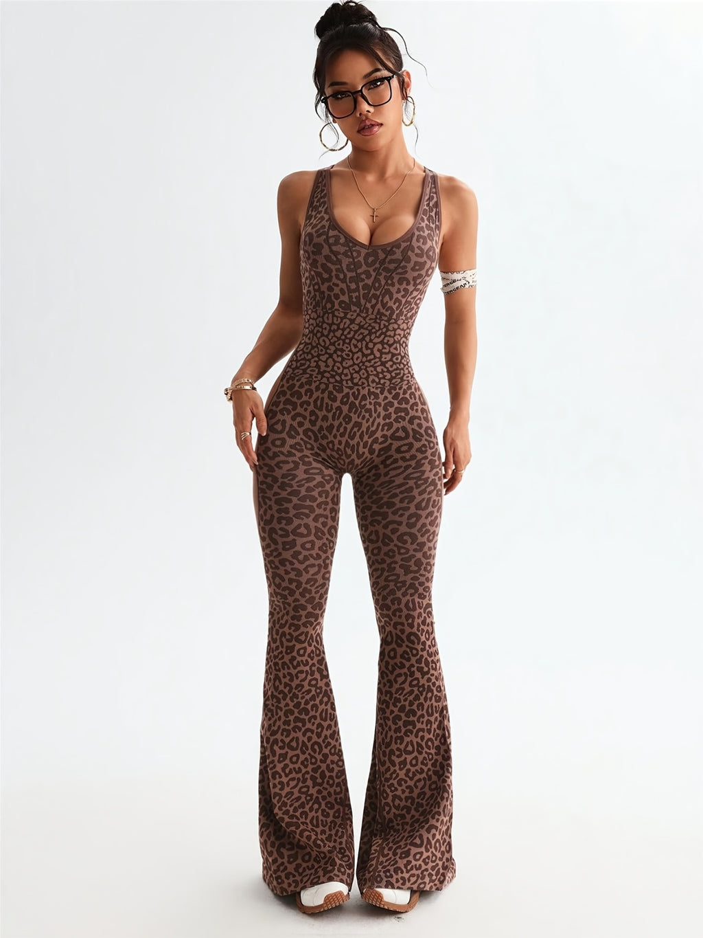 Leopard Print Jumpsuit