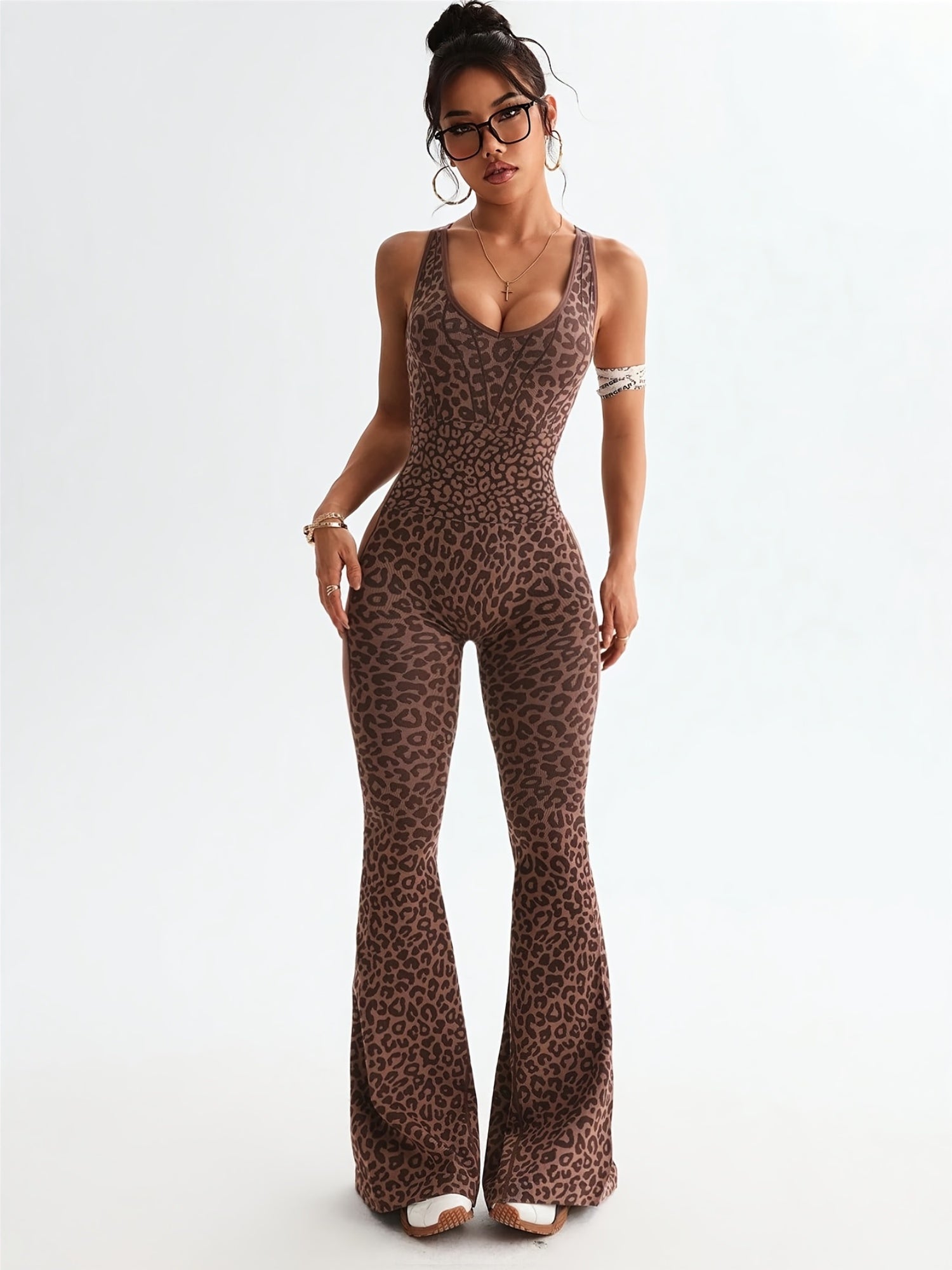 Leopard Print Jumpsuit