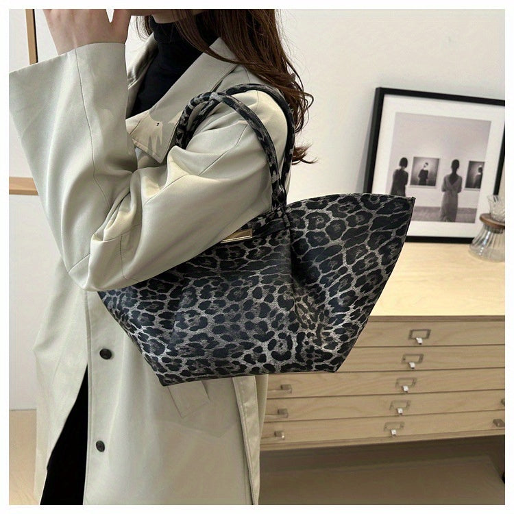 Leopard Print Tote Bag