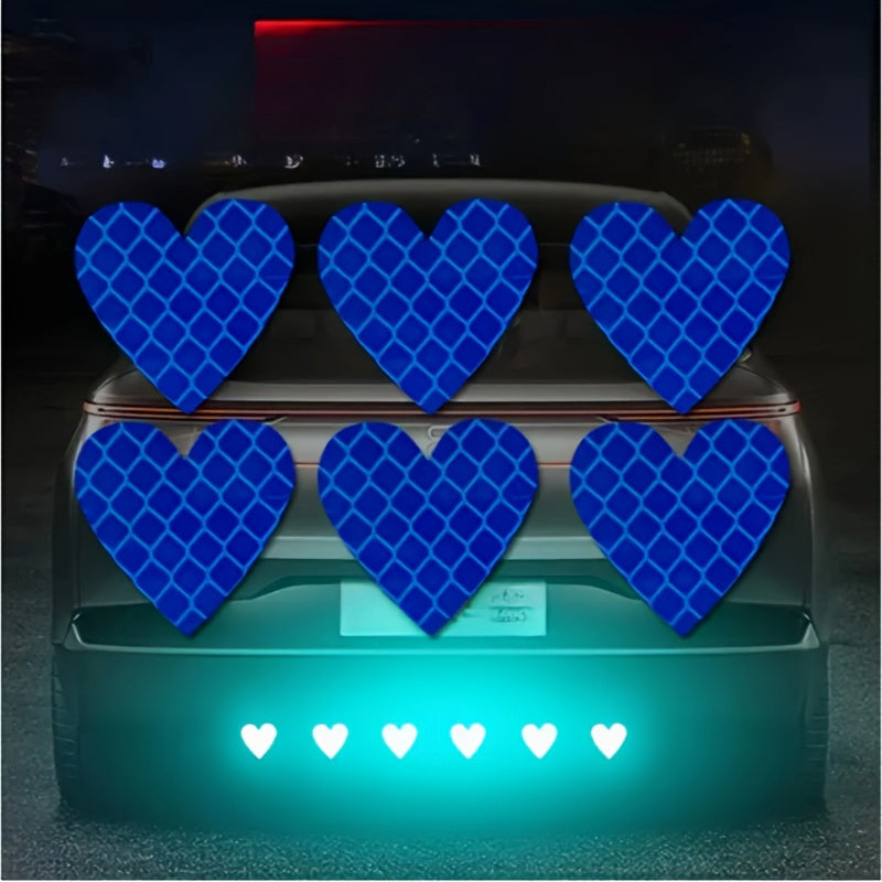 6 Universal Love Strip Reflective Stickers