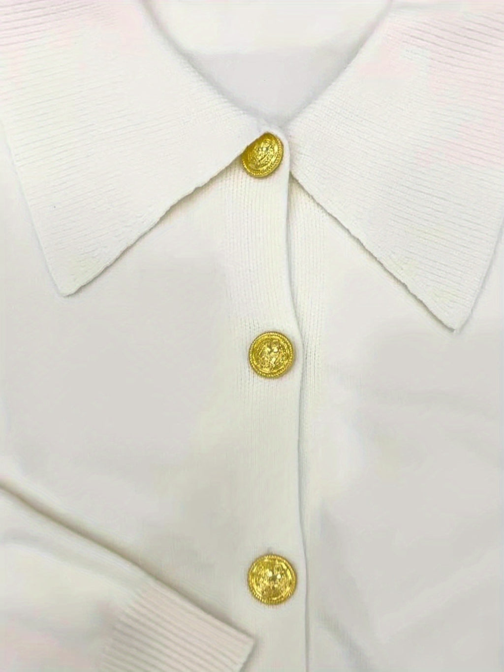 Women's Trendy Elegant and Stylish White Cardigan Sweater for Autumn/Winter, Machine Washable Hand Washable