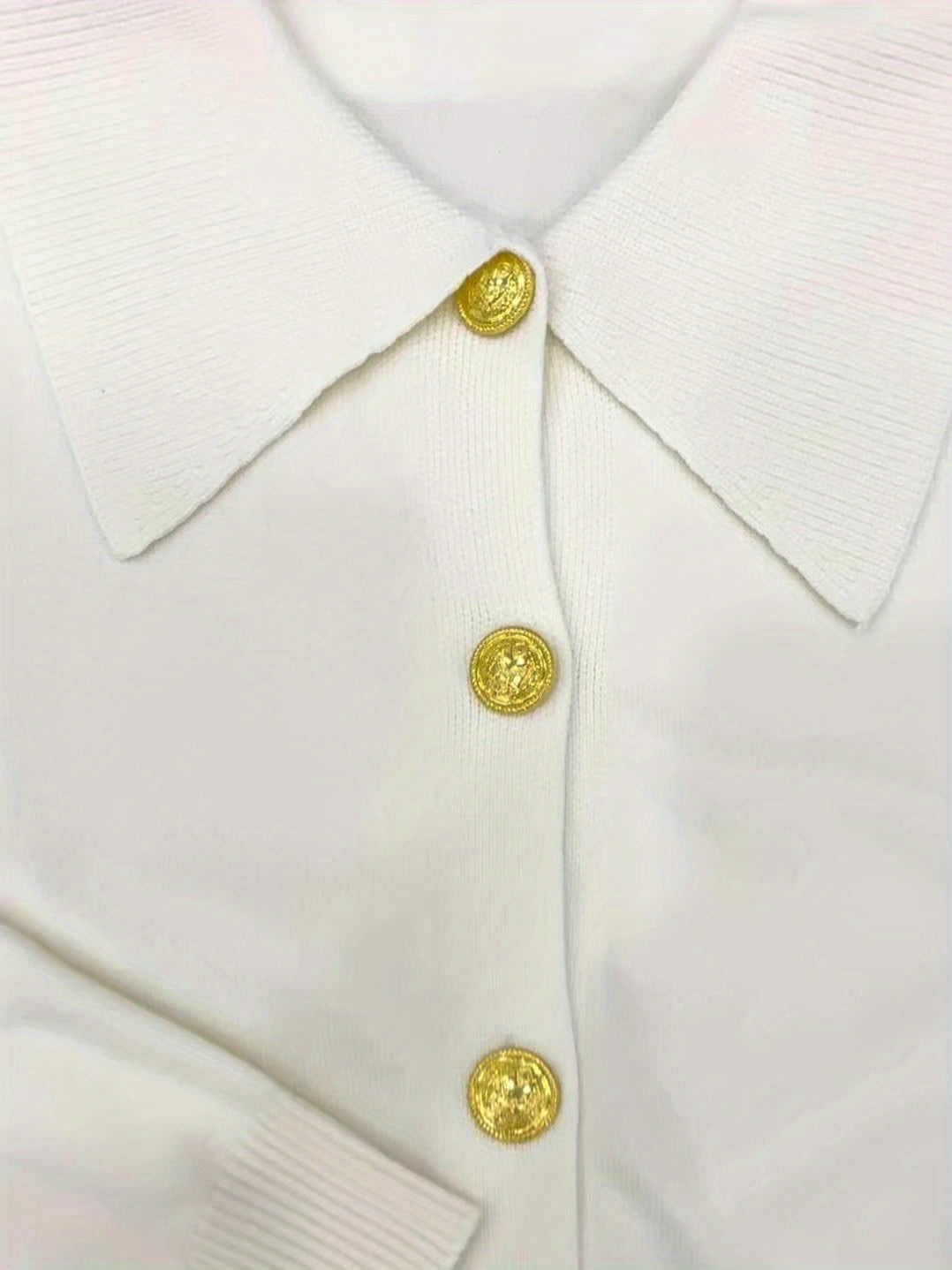 Women's Trendy Elegant and Stylish White Cardigan Sweater for Autumn/Winter, Machine Washable Hand Washable