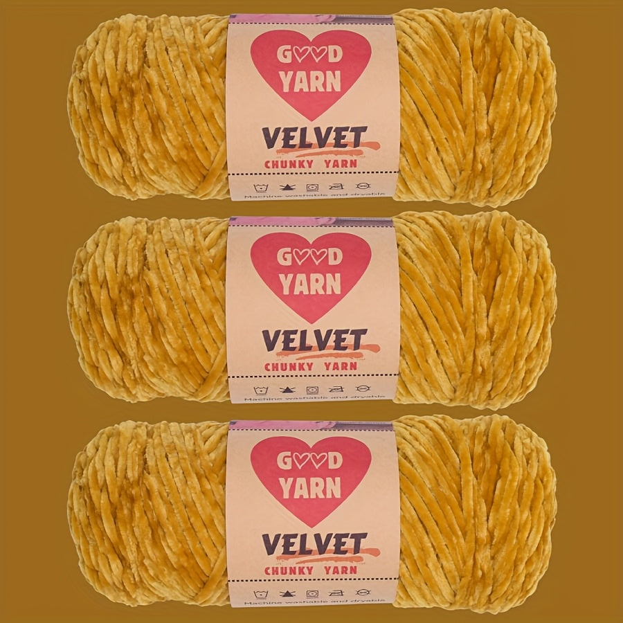 600g Big Chenille Velvet Yarn