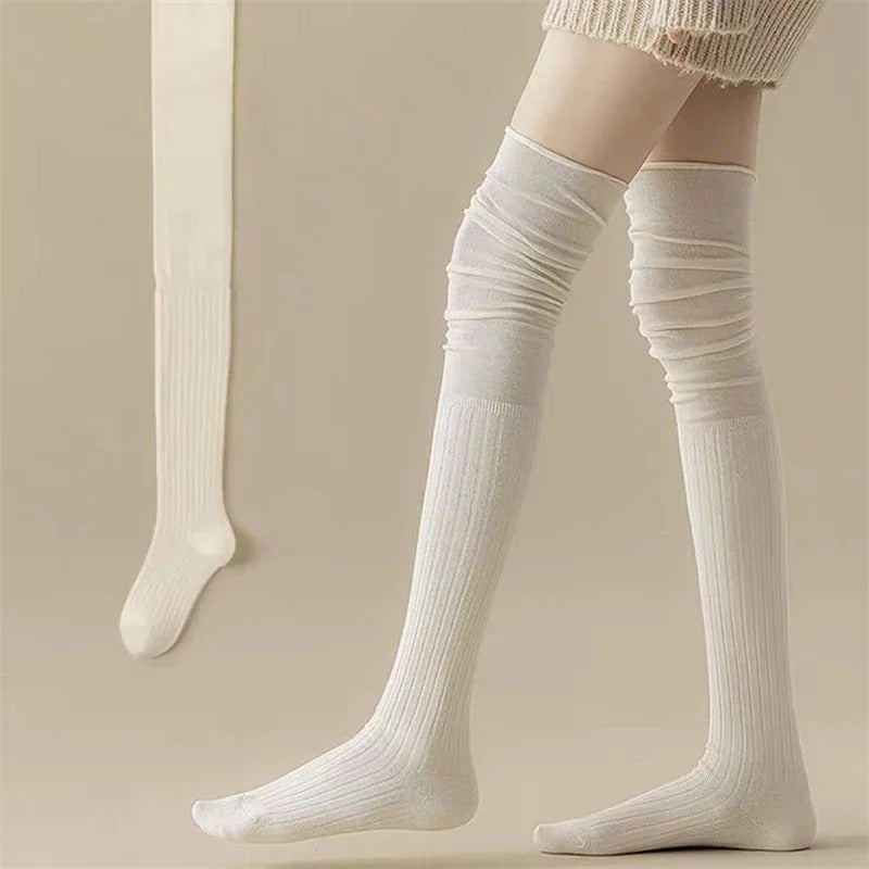 {4 Pairs} Knee-High Socks