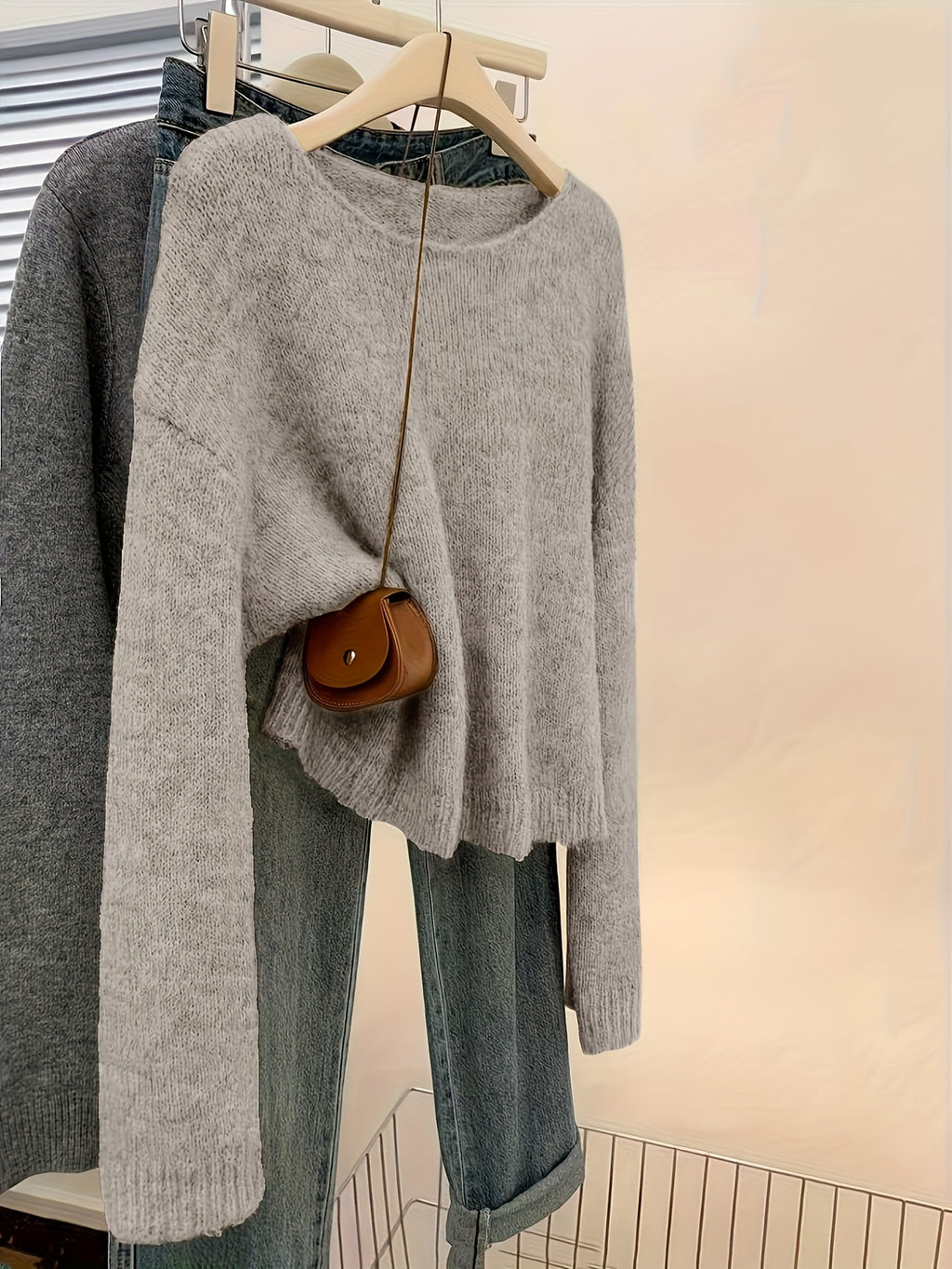 2025 New Christmas Casual Versatile Pullover Soft Short Sweater for Women Autumn Winter Base Layer