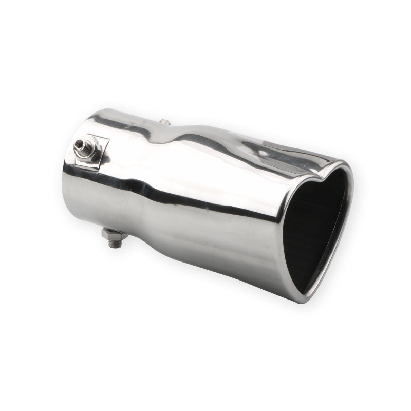 {1pc} 2.48" Stainless Steel Heart-Shaped Exhaust Tip