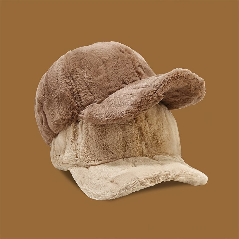 Faux Wool Velvet Hat