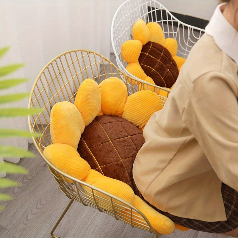 Sunflower Plush Cushion