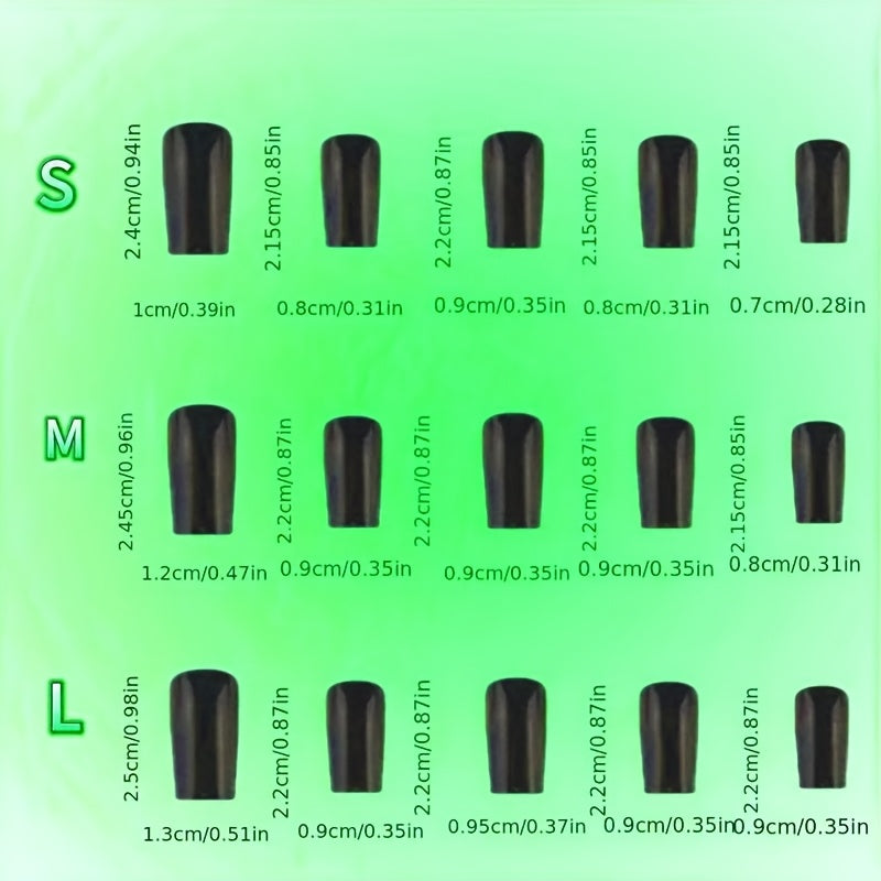 {10pcs} Beige/Brown Handmade Press-On Nails Full Set