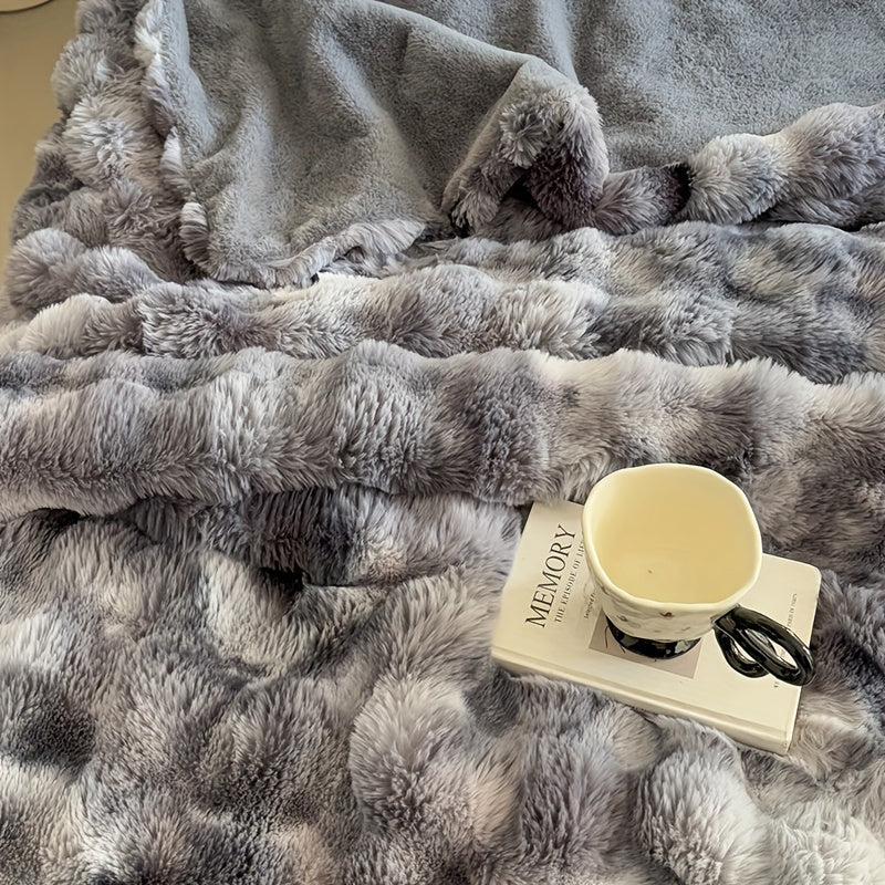 Faux Rabbit Fur Blanket