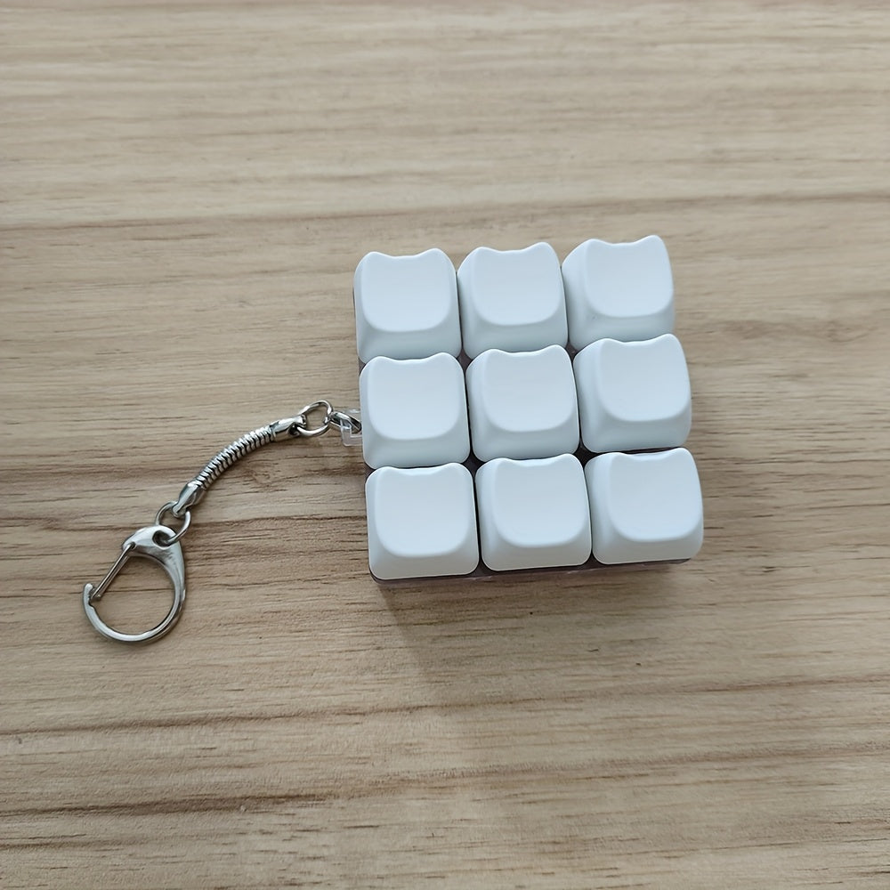 Finger Press Keycap Pop Fidget Toy Keychain