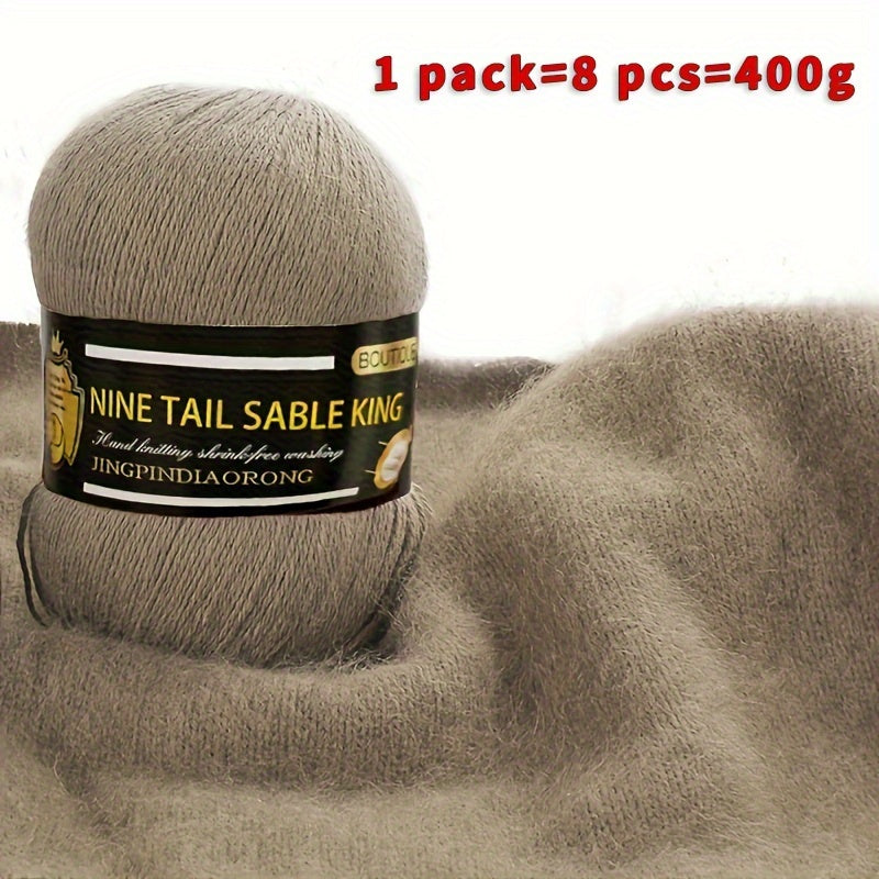 8rolls/pack Wool 10.00%, Cashmere 90.00% Yarn