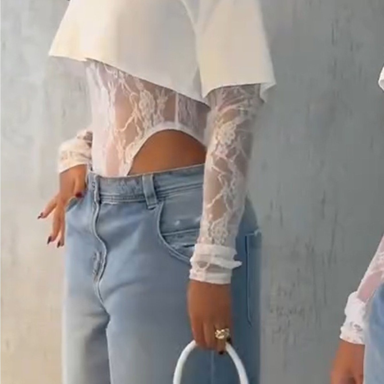 Lace Jumpsuit T-Shirt