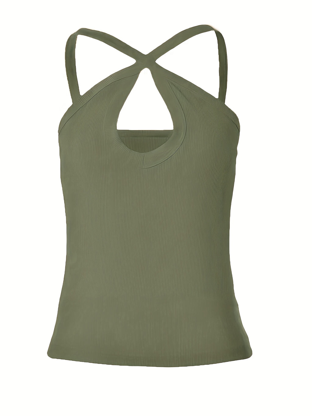 Stretchy Ribbed Tank Top